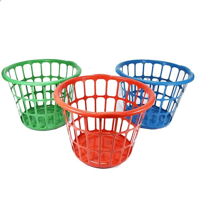 Plastic Laundry Basket 40 x 29 cm 290 G Associated- 10007208 MEGA