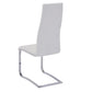 Anges High Back Dining Chairs Black And Chrome (Set Of 4) Collection: Stanton - 100515WHT ebuystt