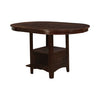 Lavon Oval Counter Height Table Warm Brown Collection, This Modern Round Counter-Height Table Blends Style And Convenience Into One Attractive Package, It Offers A Variety Of Seating Arrangements For You And Your Loved Ones.: Lavon SKU: 100888N
