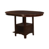 Lavon Oval Counter Height Table Warm Brown Collection, This Modern Round Counter-Height Table Blends Style And Convenience Into One Attractive Package, It Offers A Variety Of Seating Arrangements For You And Your Loved Ones.: Lavon SKU: 100888N