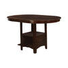 Lavon Oval Counter Height Table Warm Brown Collection, This Modern Round Counter-Height Table Blends Style And Convenience Into One Attractive Package, It Offers A Variety Of Seating Arrangements For You And Your Loved Ones.: Lavon SKU: 100888N
