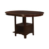 Lavon Oval Counter Height Table Warm Brown Collection, This Modern Round Counter-Height Table Blends Style And Convenience Into One Attractive Package, It Offers A Variety Of Seating Arrangements For You And Your Loved Ones.: Lavon SKU: 100888N