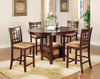Lavon Oval Counter Height Table Warm Brown Collection, This Modern Round Counter-Height Table Blends Style And Convenience Into One Attractive Package, It Offers A Variety Of Seating Arrangements For You And Your Loved Ones.: Lavon SKU: 100888N
