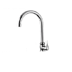 Beautifully Crafted, Polished, Chrome Goose Neck Kitchen Sink Tap - HUAY1061