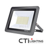 CTI Lighting 100W LED SLIM FLOOD LIGHT, Ideally for areas like front and back yards, parking lots, patios and decks  - HS-FL-001-100W