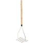 Royal Industries Potato Masher with Square Base, Chrome, 24 inch, Silver Mashed potatoes are one of the most satisfying sides a customer could ask for and it's also one of the most common  -ROY PM SQ 24 Hannah's Variety Store