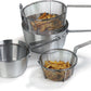 Royal Industries Fryer Basket Round 11.5 inches If deep frying just about anything sounds like a good way to drum up business in your restaurant Update International has just the product to suit your needs-RoyFB11RD Hannah's Variety Store