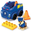 MATTEL Mega Bloks Paw Patrol Chase Police Car: Kids can get on the case with Chase when they build his patrol car and place him - HDJ33