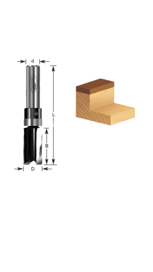 Carbide Tipped Flush Trim Plunge 1-1/8 #120-28 Hannah's Variety Store