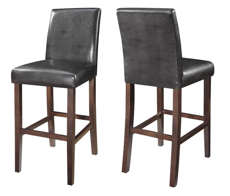 Bolt-Zero Bar Stools Dark Brown And Cappuccino (Set Of 2) -130060 COSMEGA