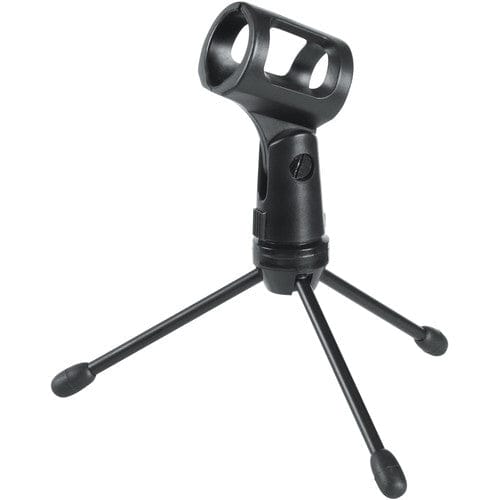 Gator Frameworks Mini Tripod Desktop Stand for Wireless Microphones The Frameworks Mini Tripod Desktop Stand for Wireless Microphones by Gator Cases is excellent for podcast interviews -GFW-MIC-0251 Hannah's Variety Store