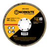 WORKSITE Flap Disc – 4 1/2 inch GRT P80 – high performance: durable, good abrasion resistance. Suitable for Most Electric Grinders – Ideal For Steel, Cast Iron And Sheet Steel. Size: 4.5 inch X 7/8 inch(115*22mm). XSFD115P80