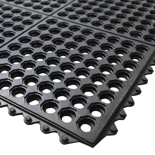 Unimat Anti Fatigue Mat 3 inch x 3 inch x 5/8 inch  This practical mat protects your floor from heavy traffic whether it is for a kitchen, a workplace, or even a children's space-215110 Hannah's Variety Store