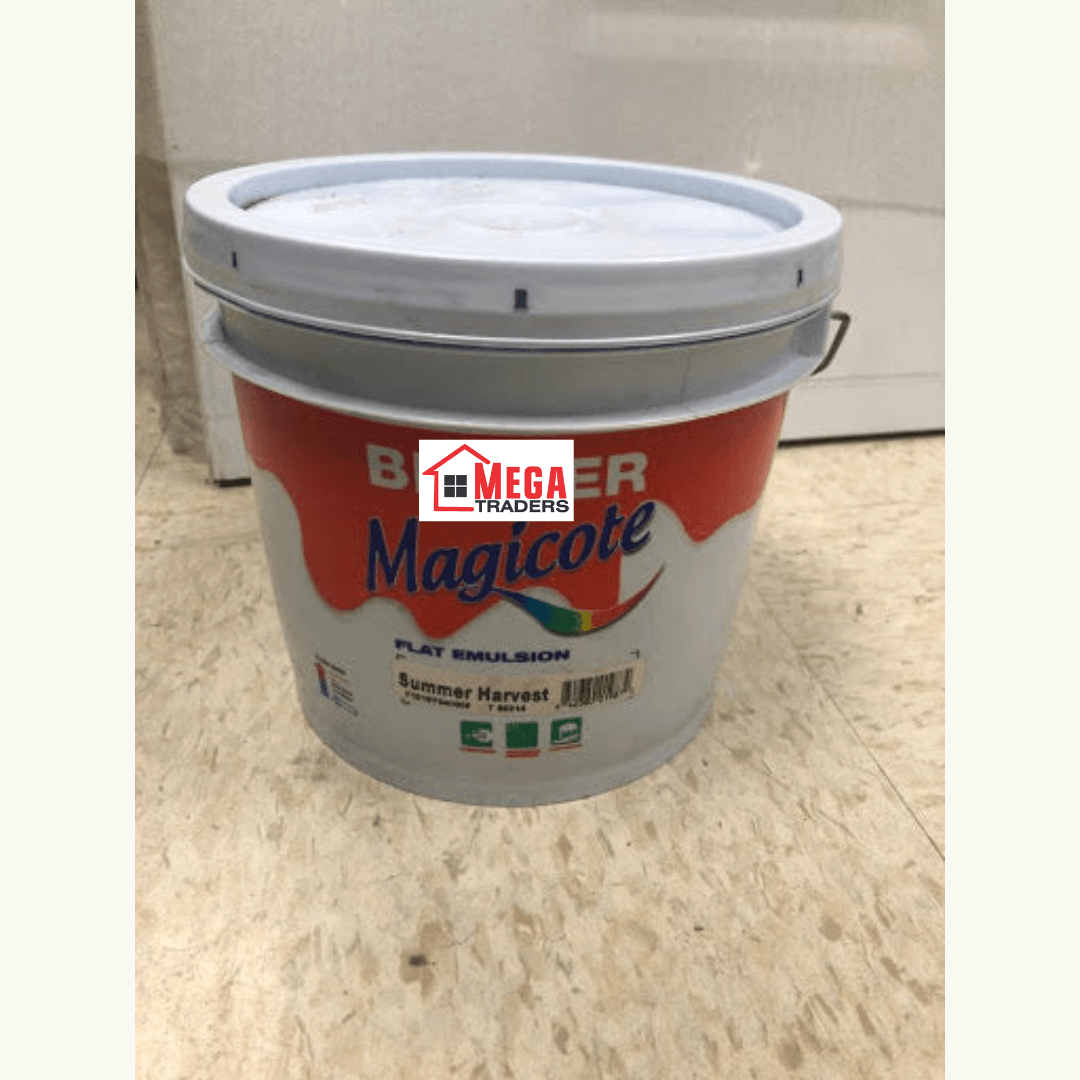 BERGER MAGICOTE FLAT EMULSION WATER BASED 1 GALLON PAINT ASSORTED MEGA