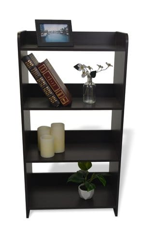 Momentum Furnishing Bookcase 4 Tier Espresso these shelving units can be placed in any room to provide additional storage spaces - PBF-1052-709-SP ebuystt