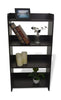 Momentum Furnishing Bookcase 4 Tier Espresso these shelving units can be placed in any room to provide additional storage spaces - PBF-1052-709-SP