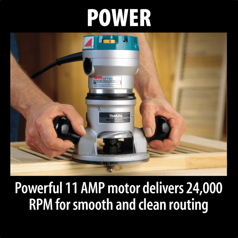 MAKITA 2-1/4 HP Router - RF1101 MEGA