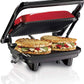 Hamilton Beach Panini Press 10 inch x 8 inch Gourmet Enjoy hot and delicious grilled sandwiches at home with the Hamilton Beach Panini Press Sandwich Make-68821-40094254606 Hannah's Variety Store