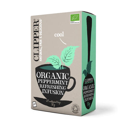 Clipper Organic Peppermint/Chamomile (20 Tea Bags) made with pure natural ingredients with only the highest-quality sources, add nothing artificial-5021991941795