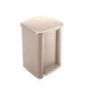 Rimax 8L Step Trash Bin Beige Trash Bin is the perfect way to store trash in your kitchen, garage or elsewhere in your home.- 20011479