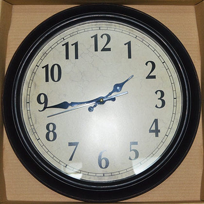 Wall Clock Round Brown 40 CM - 20012734
