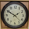 Wall Clock Round Brown 25 CM - 20013796