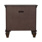 2-Drawer Nightstand With Pull Out Tray Burnished Oak - 200972 A-Z Store Nadia