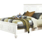 Sandy Beach Eastern King Panel Bed With High Headboard White Collection: Upgrade Your Sacred Space With A Sturdy, Stylish Bed To Help You Soothe Away The Stress Of Each Day. It Is Simply Elegant.  SKU: 201301KE coastmega