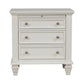 Sandy Beach 3-Drawer Nightstand White Collection: Fashionable, Functional, And Durable, This Nightstand Has It All. Three Roomy Drawers Offer Lots Of Space For Personal Storage.  SKU: 201302 coastmega