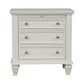 Sandy Beach 3-Drawer Nightstand White Collection: Fashionable, Functional, And Durable, This Nightstand Has It All. Three Roomy Drawers Offer Lots Of Space For Personal Storage.  SKU: 201302 coastmega