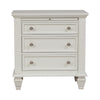 Sandy Beach 3-Drawer Nightstand White Collection: Fashionable, Functional, And Durable, This Nightstand Has It All. Three Roomy Drawers Offer Lots Of Space For Personal Storage.  SKU: 201302