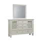 Sandy Beach 11-Drawer Rectangular Dresser White Collection: This Dresser Is Sturdy And Stylish, It Features Two Large Lower Drawers, Three Smaller Drawers In The Centre And Six Additional Drawers. Plenty Of Storage SKU: 201303 coastmega