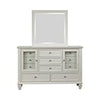 Sandy Beach 11-Drawer Rectangular Dresser White Collection: This Dresser Is Sturdy And Stylish, It Features Two Large Lower Drawers, Three Smaller Drawers In The Centre And Six Additional Drawers. Plenty Of Storage SKU: 201303