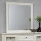 Sandy Beach Rectangular Mirror White Collection: Crafted From Maple Veneers For Durability, White Finish Frame Gives It A Unique, Eye-Catching Appeal. Ideally Suited For The Dresser Or Hanging On The Bedroom Or Dressing Room Wall.  SKU: 201304 coastmega