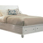 Sandy Beach Eastern King Storage Sleigh Bed White Collection: This Bed Is Constructed From Tropical Hardwoods And Veneer For Dependability And Durability, Also A Classy White Finish, Can Be Showcased In Any Master Bedroom.  SKU: 201309KE coastmega