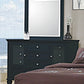 Sandy Beach 11-Drawer Dresser Black Collection: This Dresser Is Sturdy, Yet Elegantly-Styled. Wide Broad Top Is Spacious Enough For Fresh Flowers And An Impressive Perfume Collection. Plenty Of Storage For All Your Foldable Delicates.  SKU: 201323 coastmega