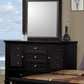 Sandy Beach Vertical Dresser Mirror Black Collection: Fits Perfectly On The Dresser From The Same Collection, Yet Also Adds Charm And Character To The Master Bedroom Or Dressing Room When Hung On The Wall.  SKU: 201324 coastmega