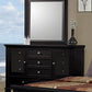 Sandy Beach Vertical Dresser Mirror Black Collection: Fits Perfectly On The Dresser From The Same Collection, Yet Also Adds Charm And Character To The Master Bedroom Or Dressing Room When Hung On The Wall.  SKU: 201324 coastmega