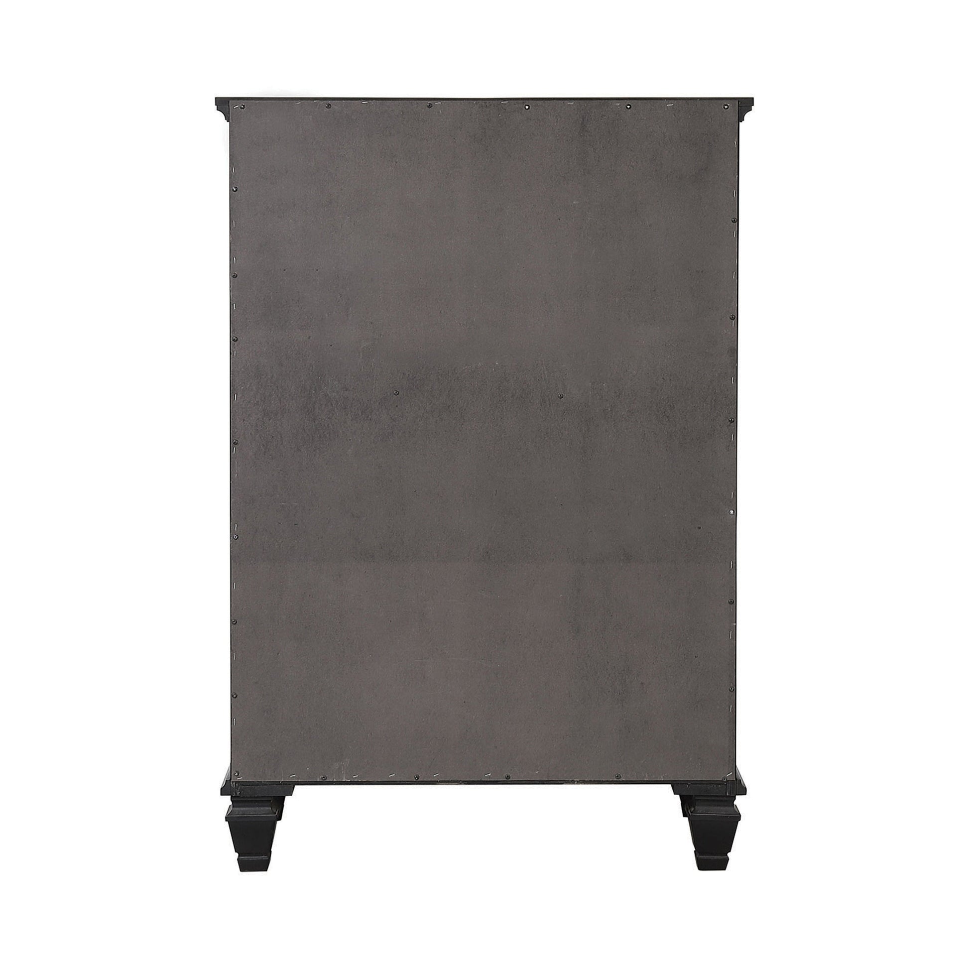 Sandy Beach 5-Drawer Chest Black Collection: This Noble Looking Chest Adds Elegant Simplicity To Your Master Bedroom. The Top Is Spacious Enough For Several Knickknacks And A Small Table Lamp.  SKU: 201325 coastmega