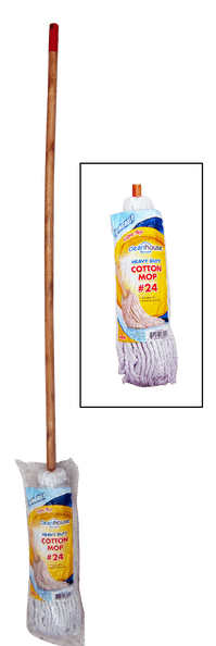 Clean House Yacht Mop with Wooden Handle (CH10020) MEGA