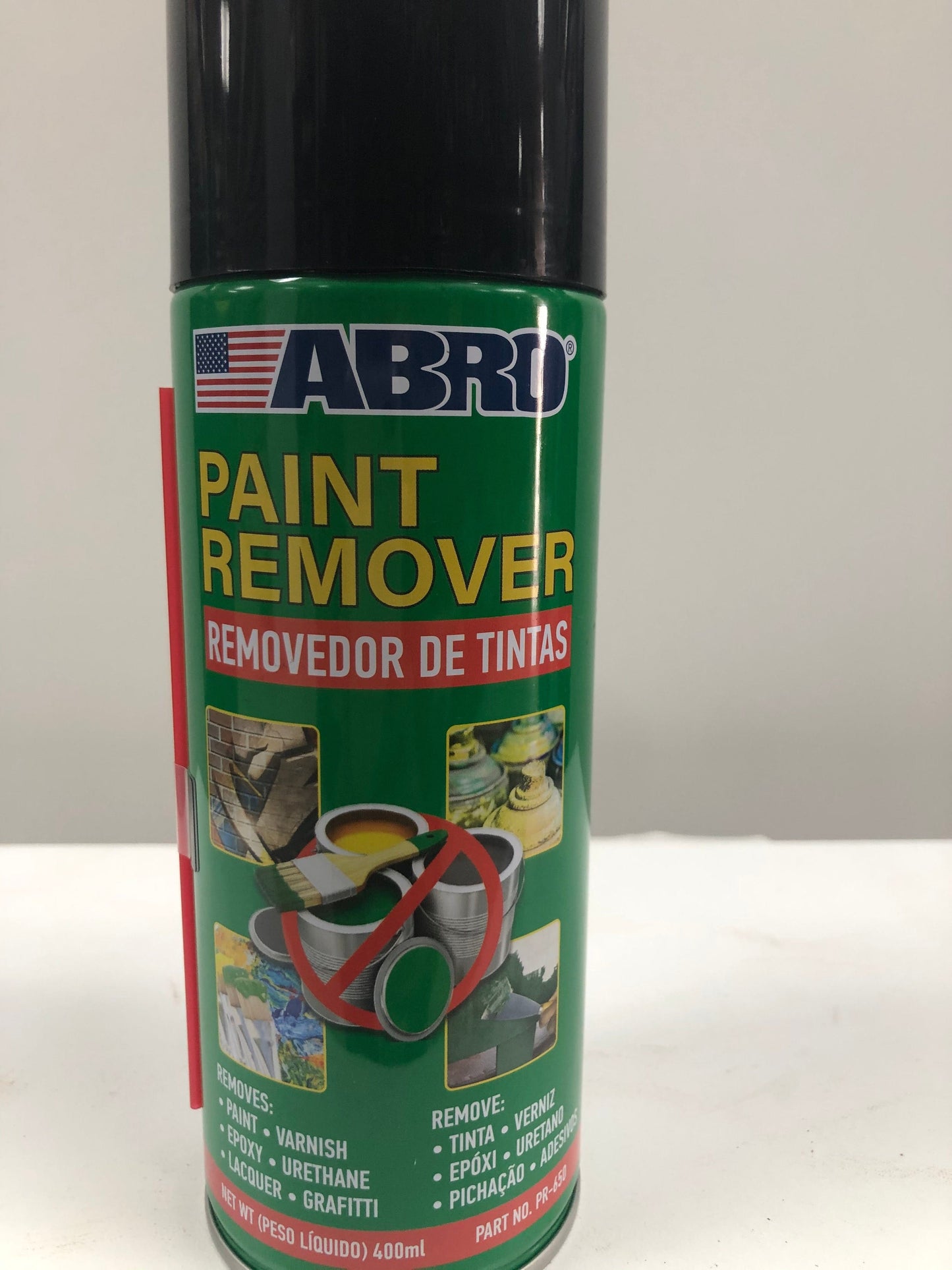 ABRO Spray Paint Remover Quickly Strips Paint, Varnish, Epoxy & Graffiti Ideal for All Kinds of Hard Surfaces such as Metal, Glass, Brick, Wood, Concrete and More - PR600 Mega