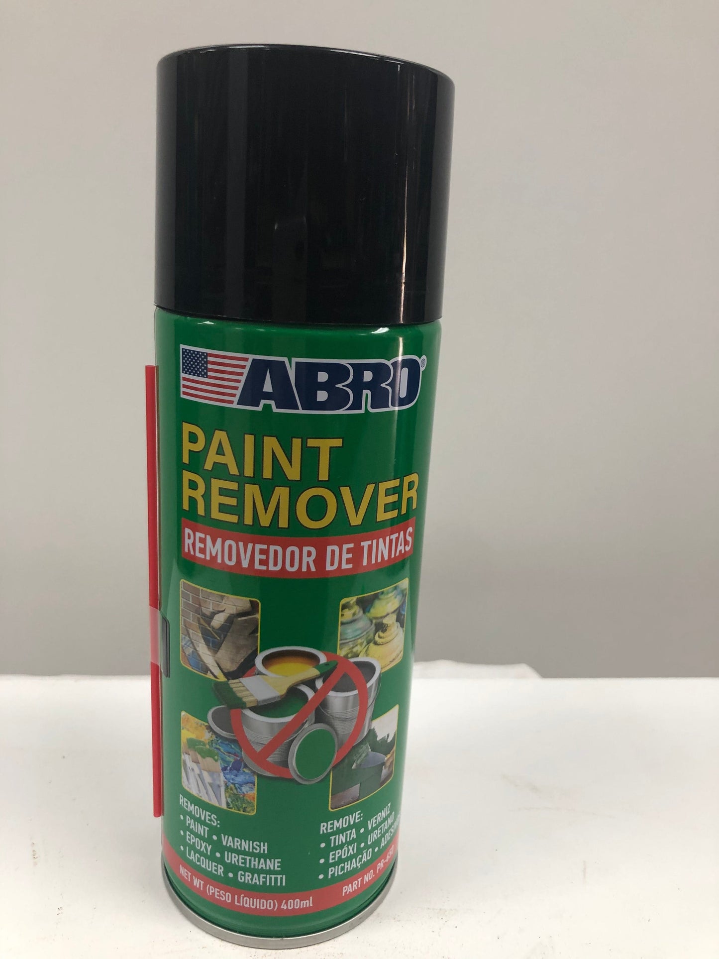 ABRO Spray Paint Remover Quickly Strips Paint, Varnish, Epoxy & Graffiti Ideal for All Kinds of Hard Surfaces such as Metal, Glass, Brick, Wood, Concrete and More - PR600 Mega