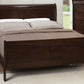 Louis Philippe Queen Panel Sleigh Bed in a Cappuccino Colour 202411Q COSMEGA
