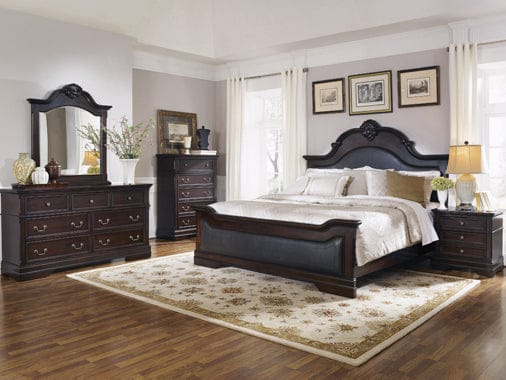 Cambridge Queen Panel Bed Cappuccino And Brown Collection, With A Bold, Sharp Curve And Crowned Molding, Full Of Elegant Features, Frame Is Crafted Of Solid And China Birch Veneers. Relax In Comfort: Cambridge SKU: 203191Q coastmega