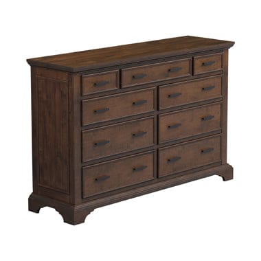 -Elk Grove 9-Drawer Dresser With Jewelry Tray Vintage Bourbon Collection: The Perfect Marriage Of Classic Colors And Rustic Charm, This Nine-Drawer Dresser Is Stunning. Traditional Design Elements, Such As Solid Wood Construction.   SKU: 203893 coastmega