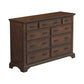 -Elk Grove 9-Drawer Dresser With Jewelry Tray Vintage Bourbon Collection: The Perfect Marriage Of Classic Colors And Rustic Charm, This Nine-Drawer Dresser Is Stunning. Traditional Design Elements, Such As Solid Wood Construction.   SKU: 203893 coastmega