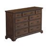 -Elk Grove 9-Drawer Dresser With Jewelry Tray Vintage Bourbon Collection: The Perfect Marriage Of Classic Colors And Rustic Charm, This Nine-Drawer Dresser Is Stunning. Traditional Design Elements, Such As Solid Wood Construction.   SKU: 203893