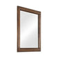 Elk Grove Rectangular Mirror Vintage Bourbon Collection: Seamlessly Blended Together, The Clean Lines And Classic Colors On This Rectangular Wood Mirror Are A Beautiful Centerpiece Above A Dresser Or In A Hallway.  SKU: 203894 coastmega