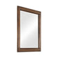Elk Grove Rectangular Mirror Vintage Bourbon Collection: Seamlessly Blended Together, The Clean Lines And Classic Colors On This Rectangular Wood Mirror Are A Beautiful Centerpiece Above A Dresser Or In A Hallway.  SKU: 203894 coastmega