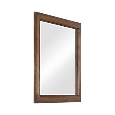 Elk Grove Rectangular Mirror Vintage Bourbon Collection: Seamlessly Blended Together, The Clean Lines And Classic Colors On This Rectangular Wood Mirror Are A Beautiful Centerpiece Above A Dresser Or In A Hallway.  SKU: 203894